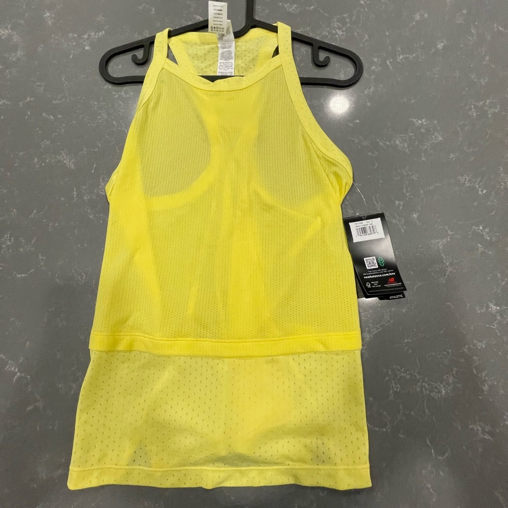 New Balance Running Yellow Tank